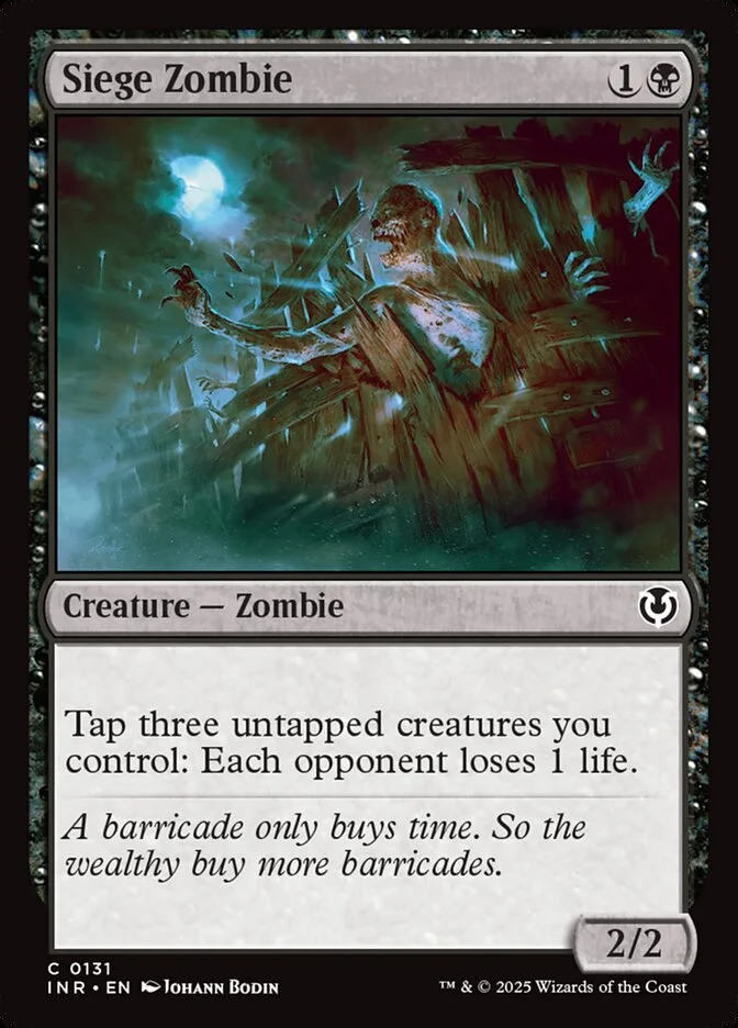 Siege Zombie 「INR/131」「EN」