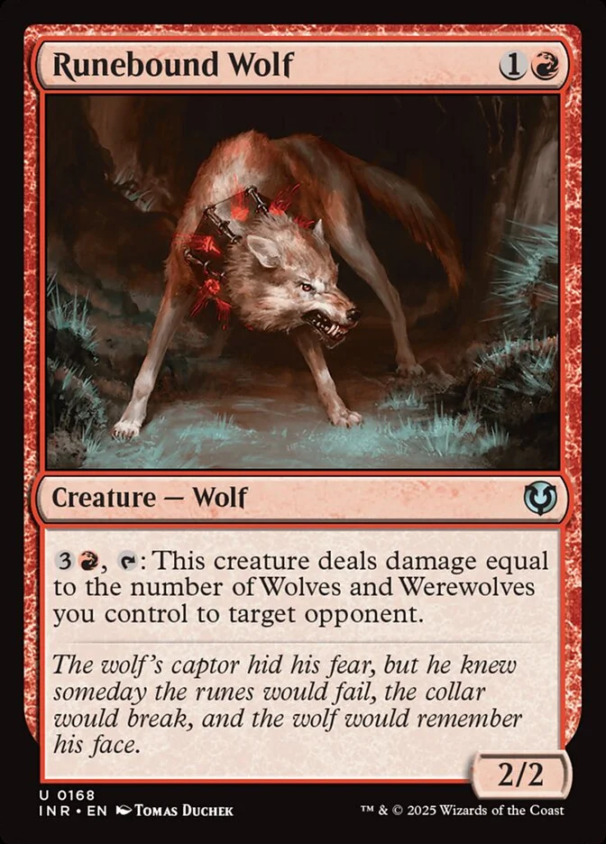 Runebound Wolf 「INR/168」「EN」