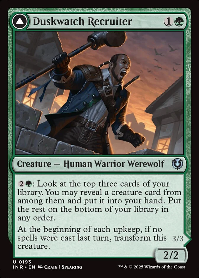 Duskwatch Recruiter // Krallenhorde Howler 「INR/193」「EN」