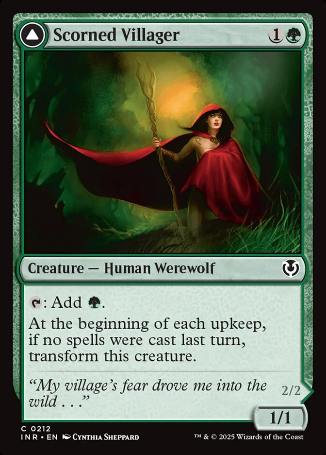Scorned Villager // Moonscarred Werewolf 「INR/212」「EN」