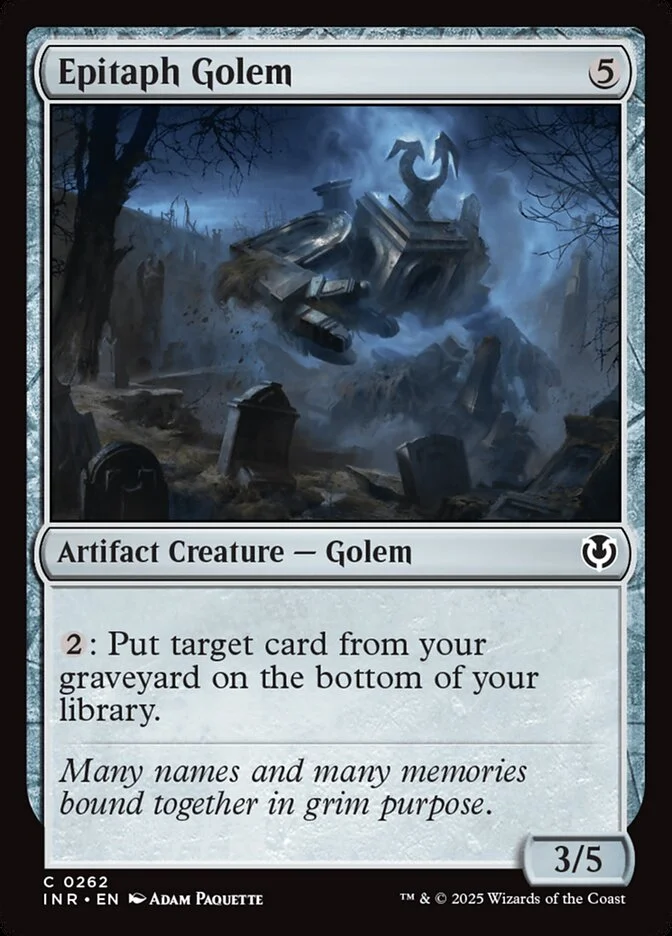 Epitaph Golem 「INR/262」「EN」