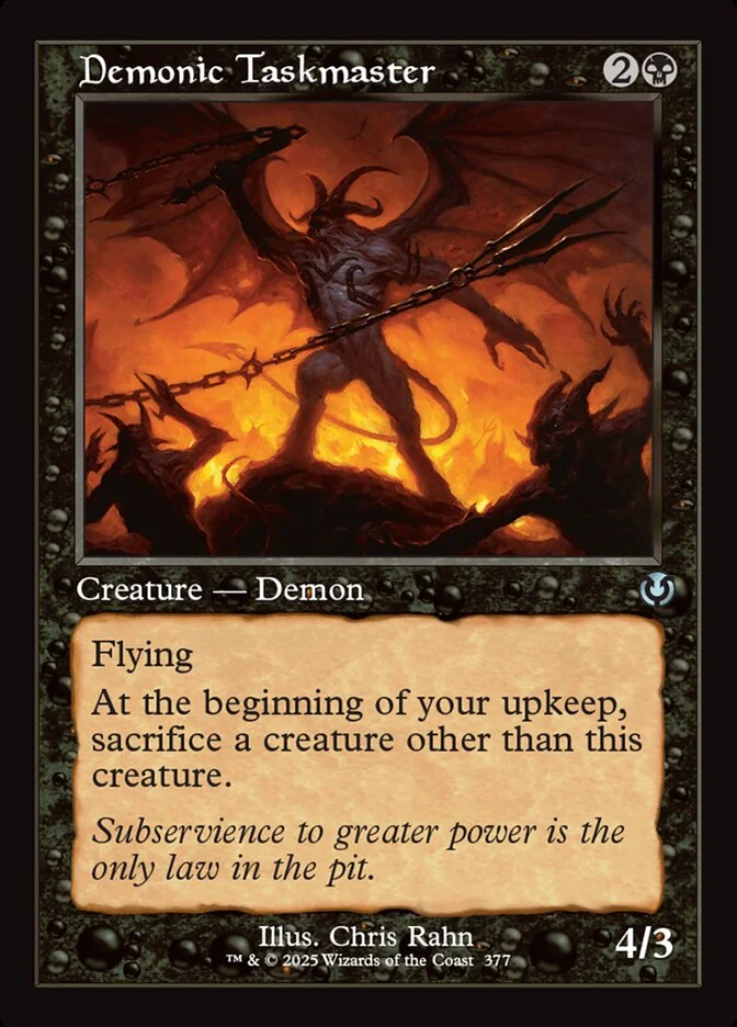 Demonic Taskmaster 「INR/377」「EN」