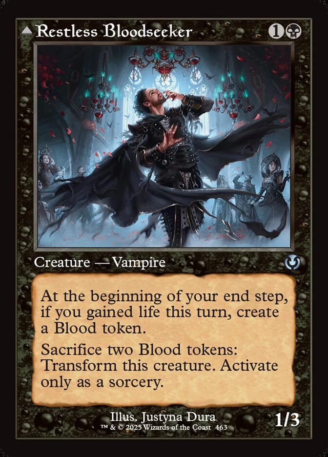 Restless Bloodseeker // Bloodsoaked Reveler 「INR/463」「EN」