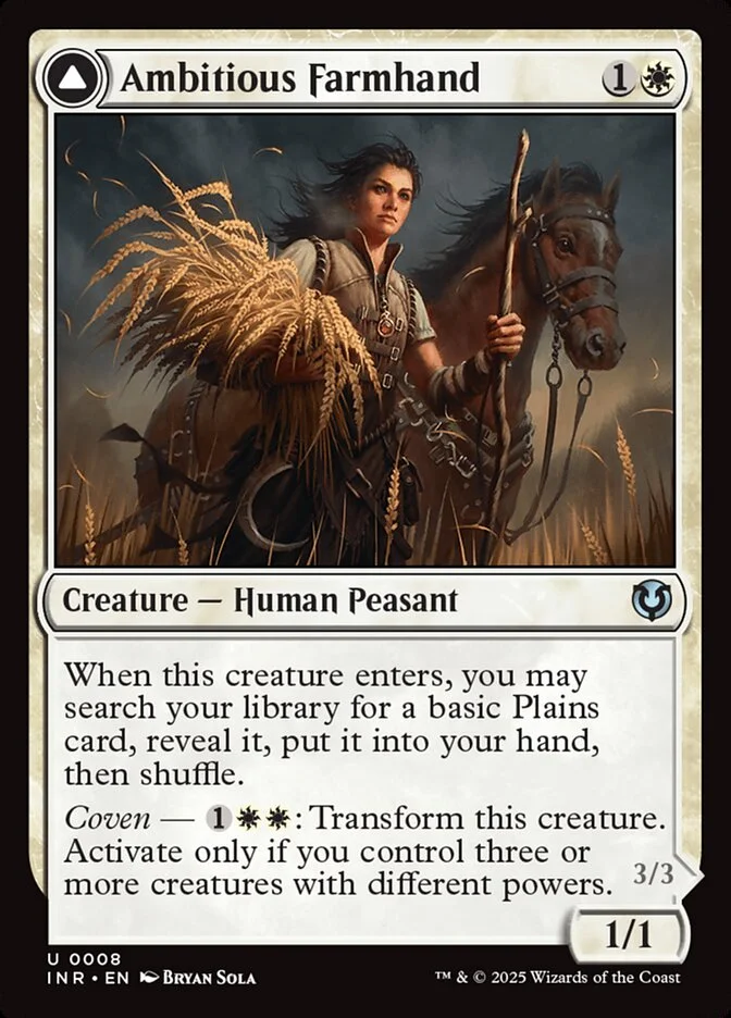 Ambitious Farmhand // Seasoned Cathar 「INR/8」「EN」