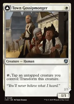 Town Gossipmonger // Incited Rabble #46 · Magic: The Gathering