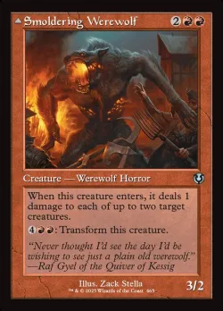 Smoldering Werewolf // Erupting Dreadwolf 「INR/465」「EN」