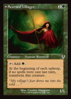 Scorned Villager // Moonscarred Werewolf 「INR/468」「EN」