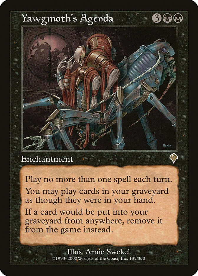 Yawgmoth's Agenda 「INV/135」「EN」