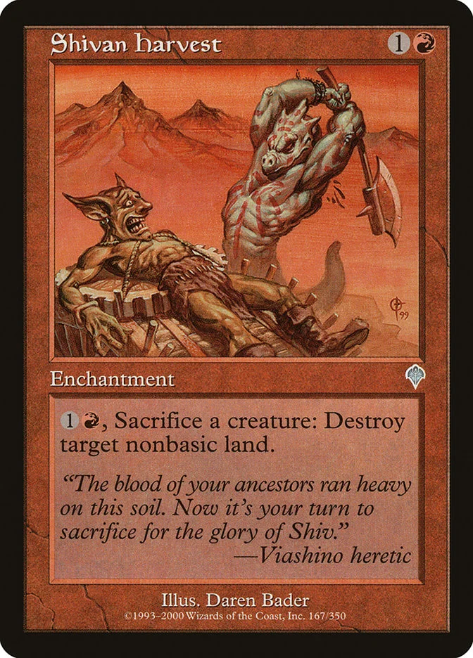Shivan Harvest 「INV/167」「EN」
