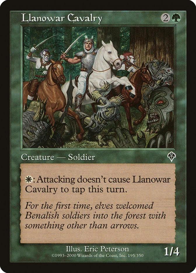 Llanowar Cavalry 「INV/195」「EN」