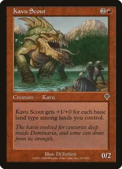 Kavu Scout #151 · Magic: The Gathering