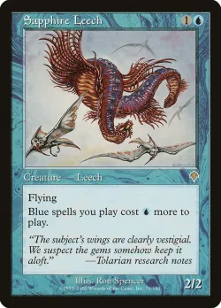Sapphire Leech #71 · Magic: The Gathering