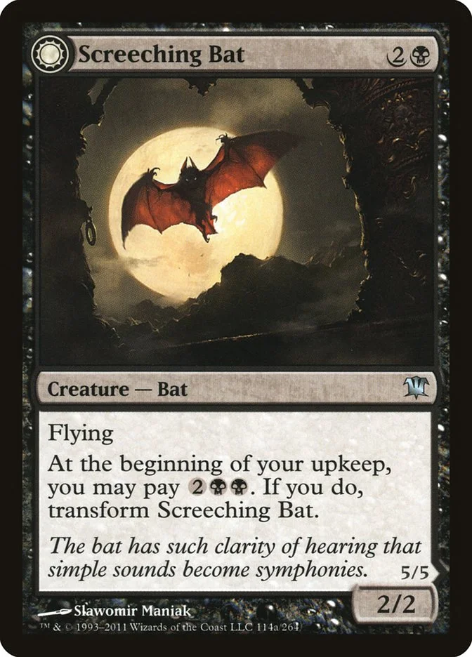 Screeching Bat // Stalking Vampire 「ISD/114」「EN」