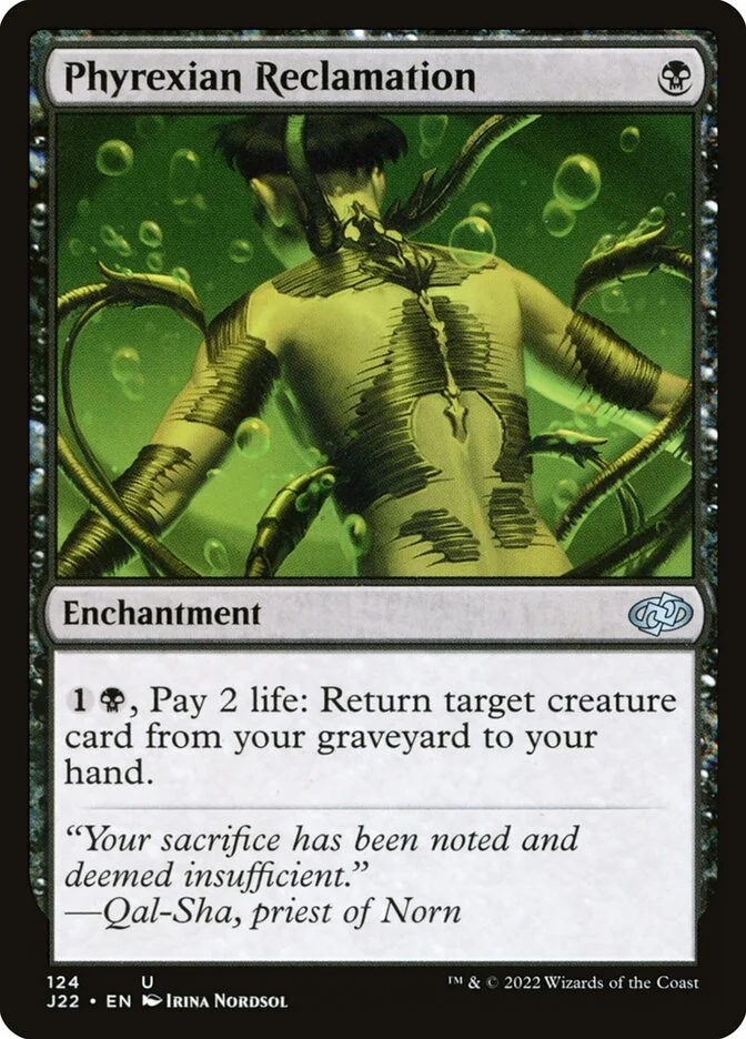 Phyrexian Reclamation 「J22/124」「EN」
