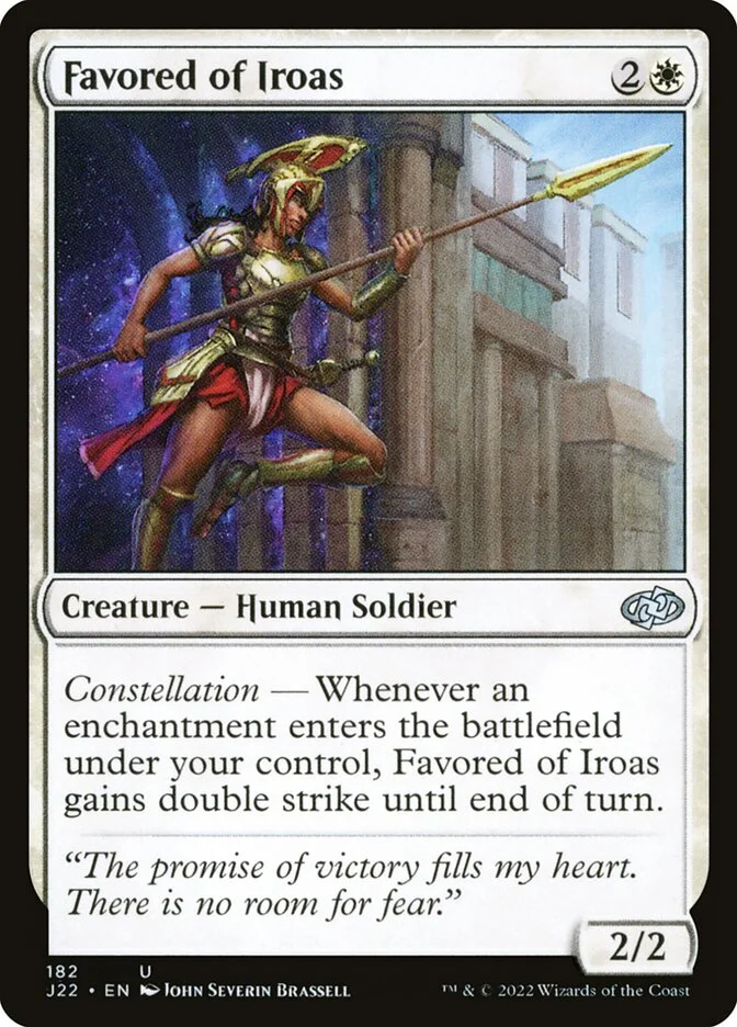 Favored of Iroas 「J22/182」「EN」