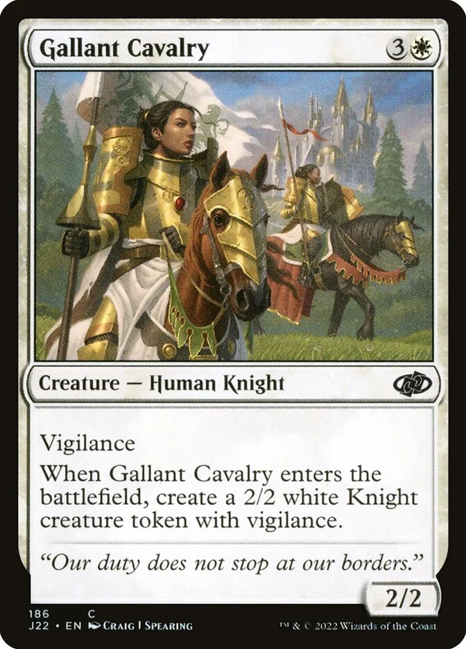 Gallant Cavalry 「J22/186」「EN」