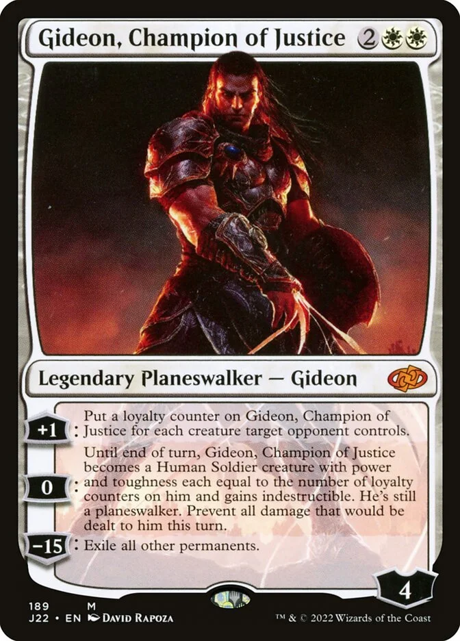 Gideon, Champion of Justice 「J22/189」「EN」