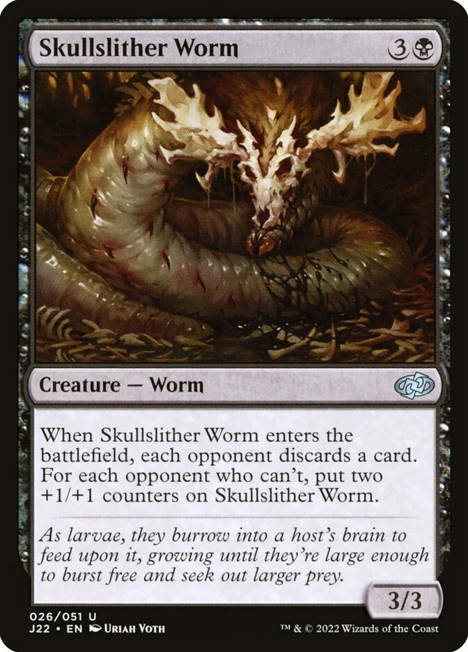 Skullslither Worm 「J22/26」「EN」