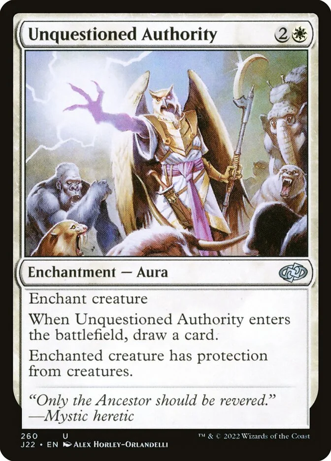 Unquestioned Authority 「J22/260」「EN」