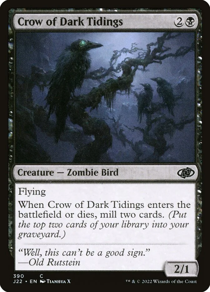 Crow of Dark Tidings 「J22/390」「EN」