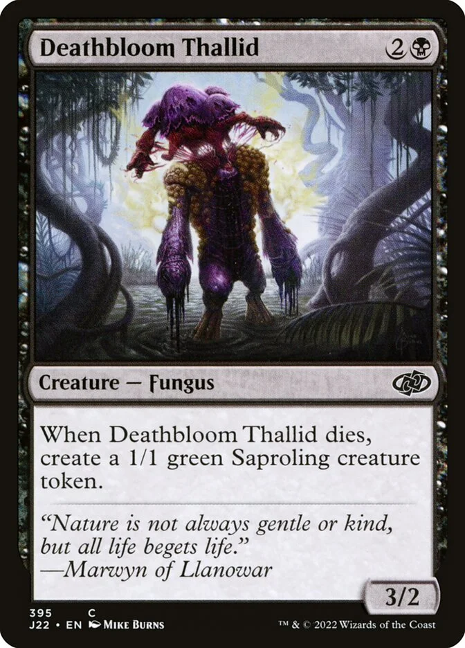 Deathbloom Thallid 「J22/395」「EN」