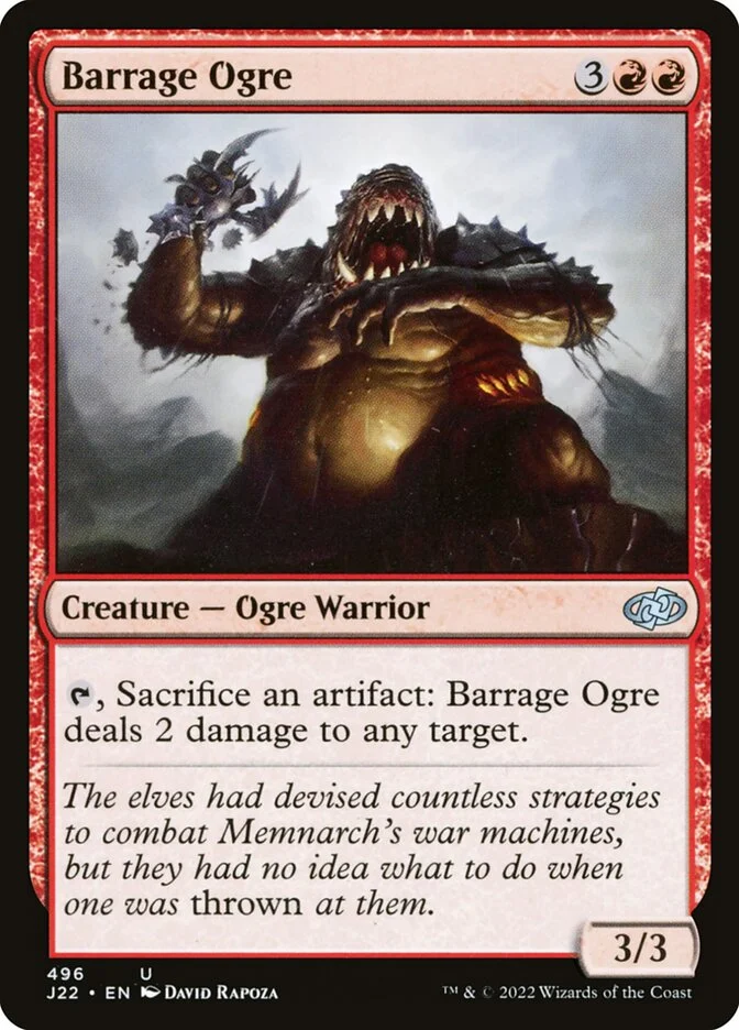 Barrage Ogre 「J22/496」「EN」