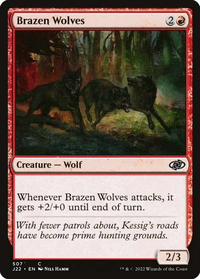 Brazen Wolves 「J22/507」「EN」