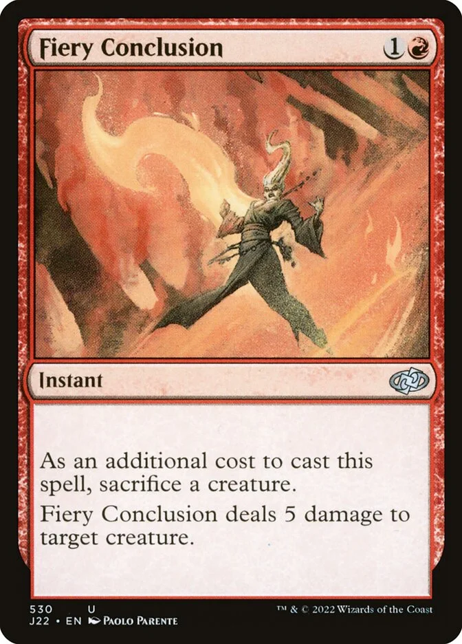 Fiery Conclusion 「J22/530」「EN」