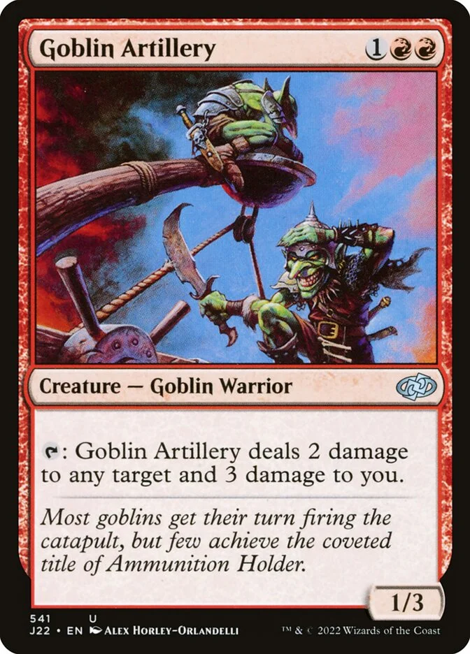 Goblin Artillery 「J22/541」「EN」