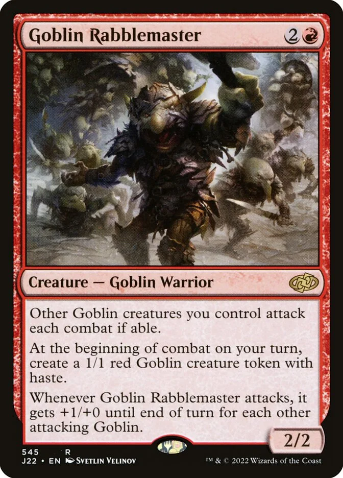 Goblin Rabblemaster 「J22/545」「EN」