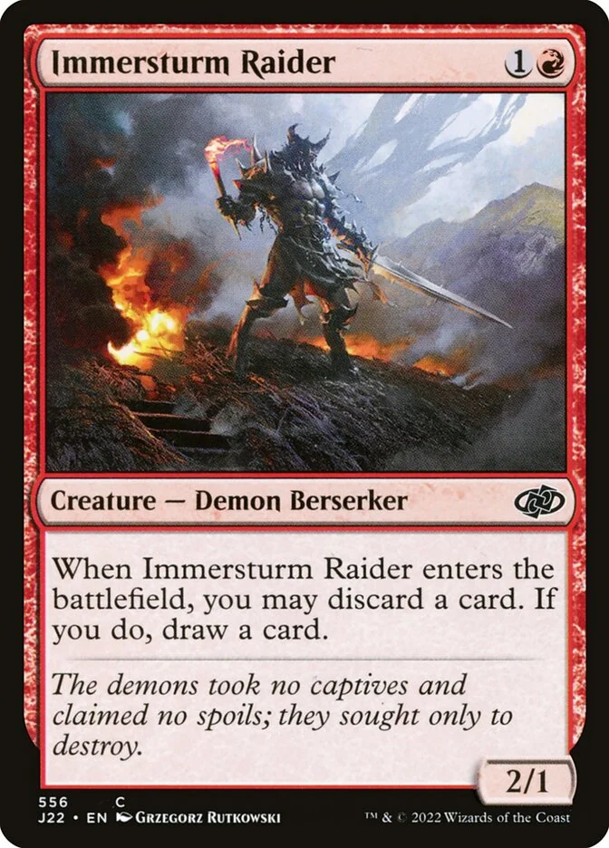 Immersturm Raider 「J22/556」「EN」