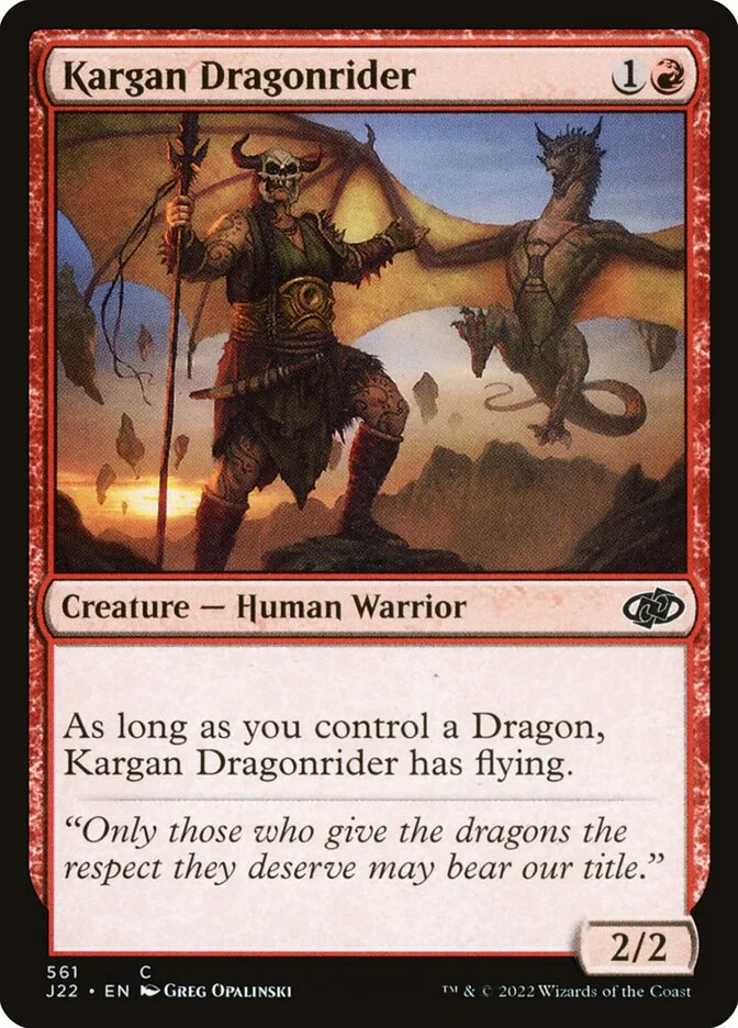 Kargan Dragonrider 「J22/561」「EN」