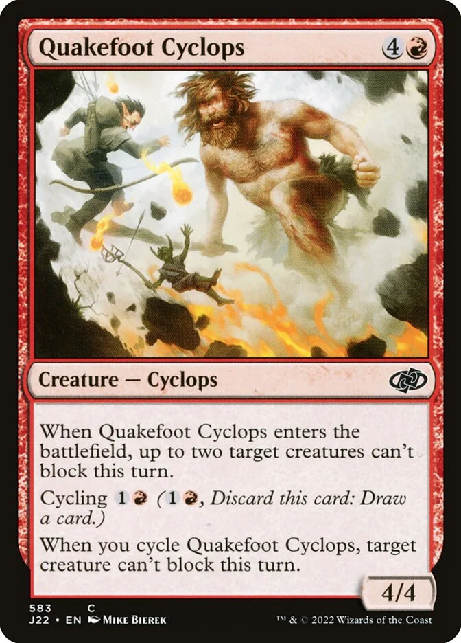 Quakefoot Cyclops 「J22/583」「EN」