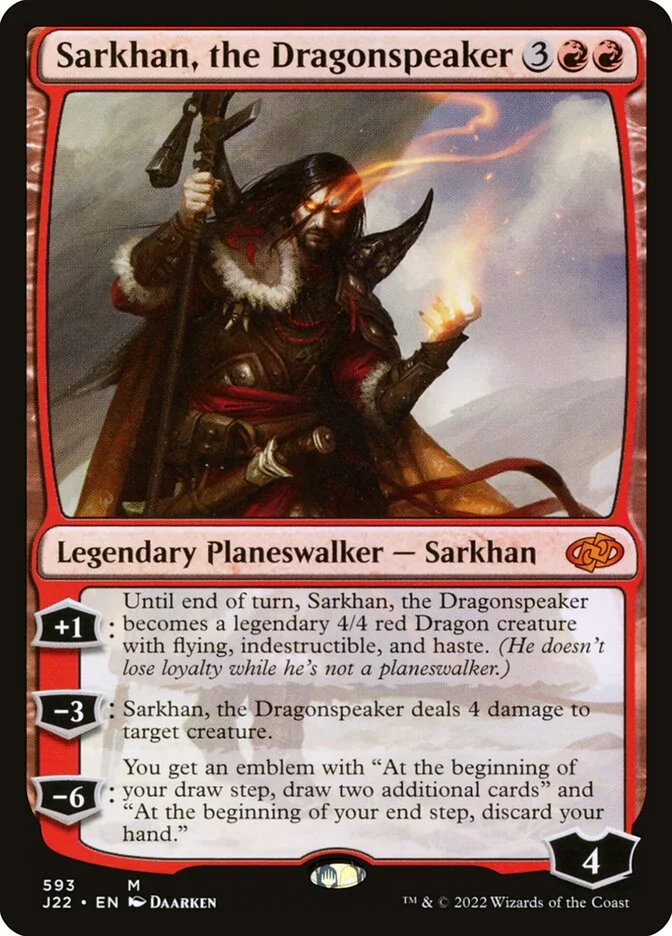Sarkhan, the Dragonspeaker 「J22/593」「EN」