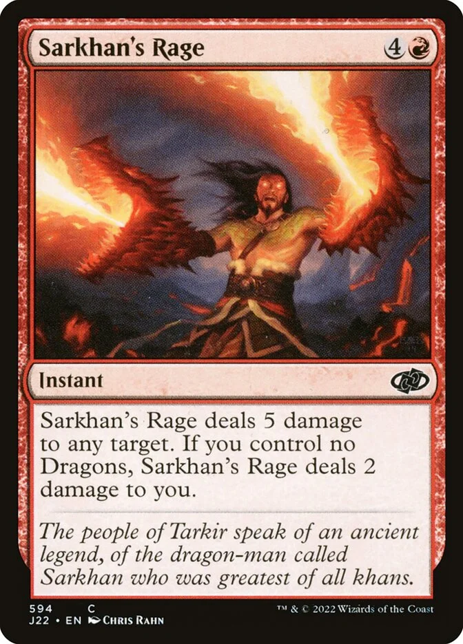 Sarkhan's Rage 「J22/594」「EN」