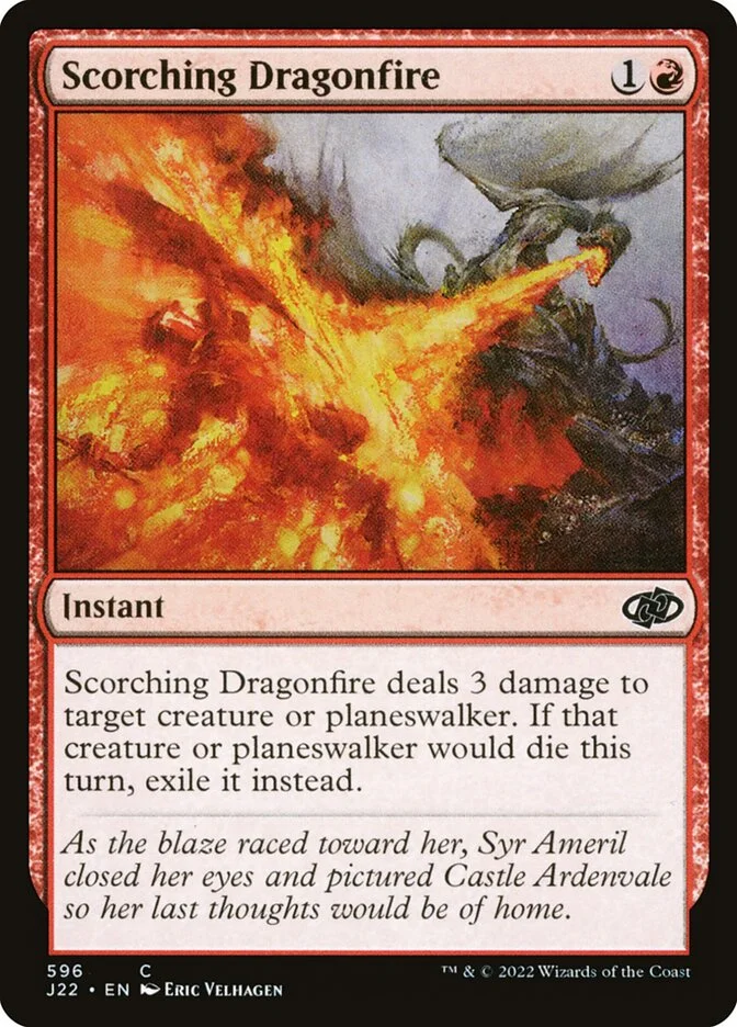 Scorching Dragonfire 「J22/596」「EN」