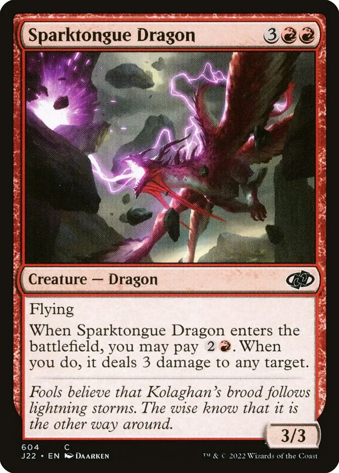 Sparktongue Dragon 「J22/604」「EN」