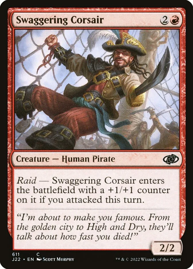 Swaggering Corsair 「J22/611」「EN」