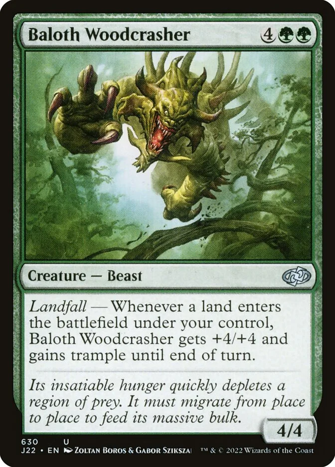 Baloth Woodcrasher 「J22/630」「EN」