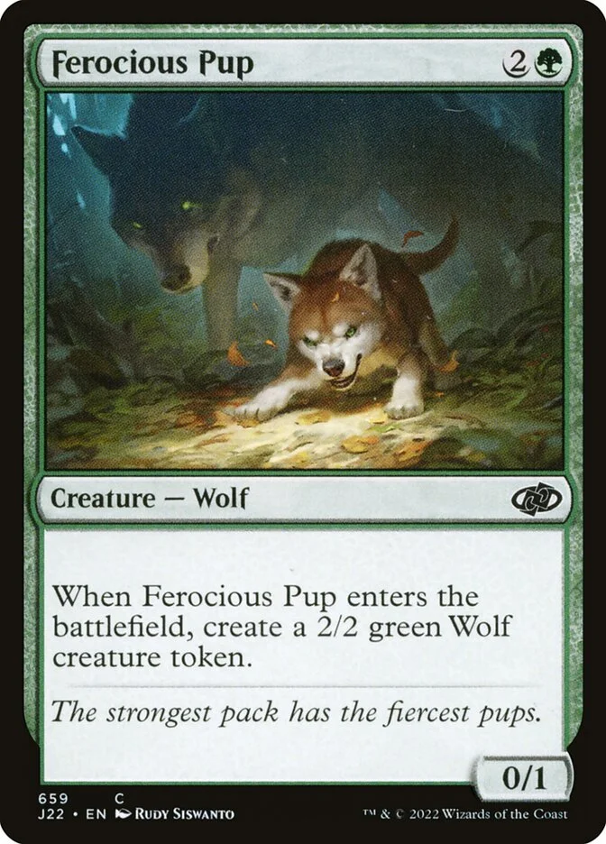 Ferocious Pup 「J22/659」「EN」