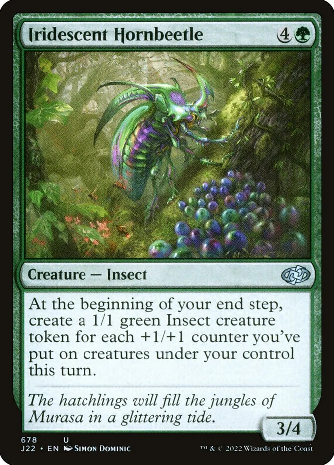 Iridescent Hornbeetle 「J22/678」「EN」