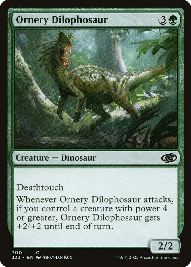 Ornery Dilophosaur 「J22/700」「EN」