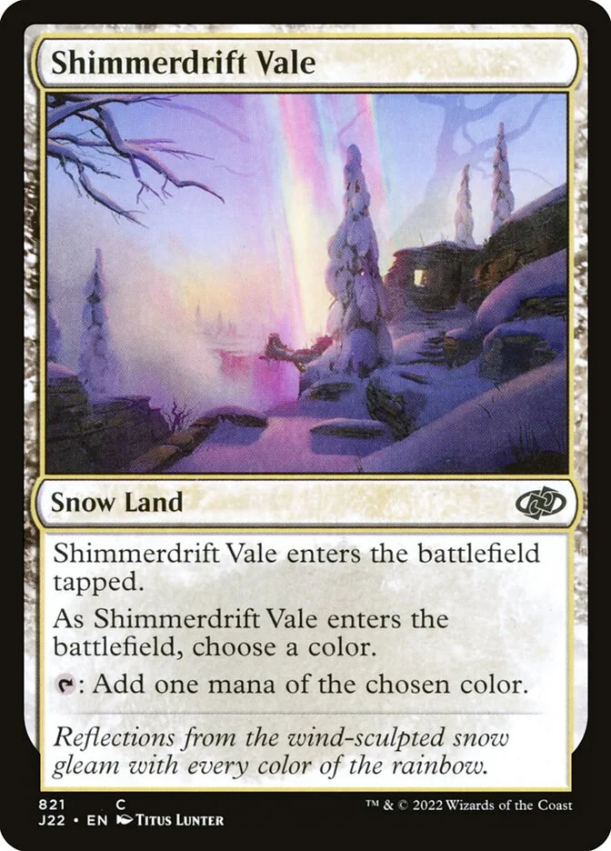 Shimmerdrift Vale 「J22/821」「EN」