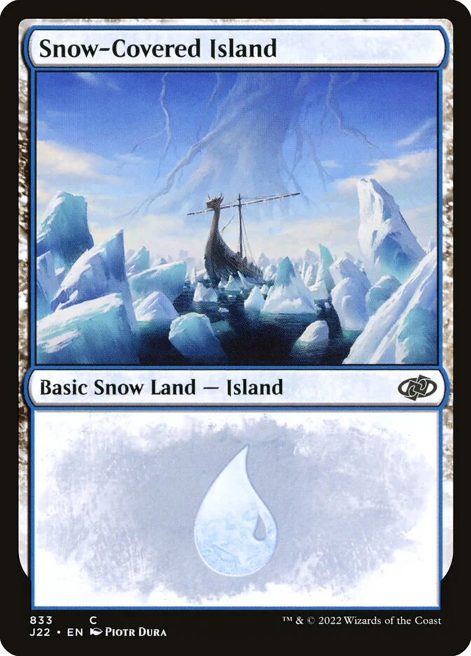 Snow-Covered Island 「J22/833」「EN」