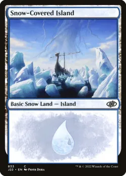 Snow-Covered Island 「J22/833」「EN」