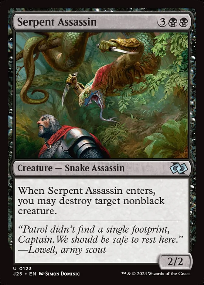 Serpent Assassin 「J25/123」「EN」
