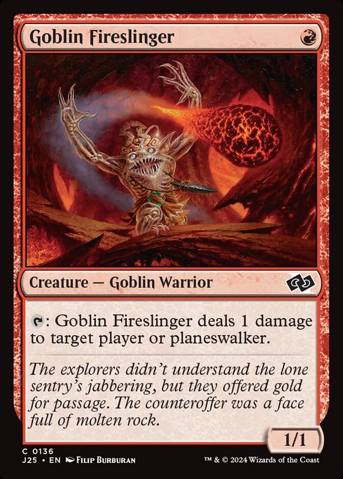 Goblin Fireslinger 「J25/136」「EN」