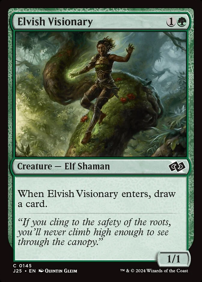Elvish Visionary 「J25/145」「EN」