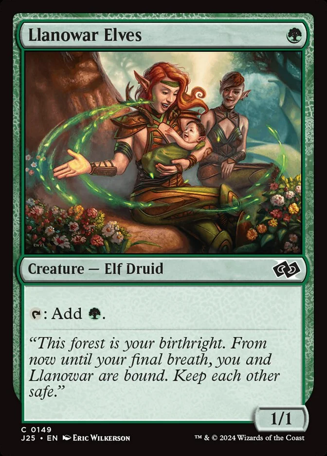 Llanowar Elves 「J25/149」「EN」