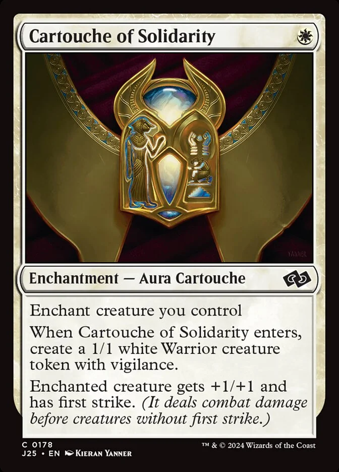 Cartouche of Solidarity 「J25/178」「EN」